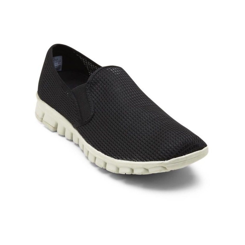 NoSox by Deer Stags Wino Mens Black Mesh Slip On Loafers Memory Foam Size 15W